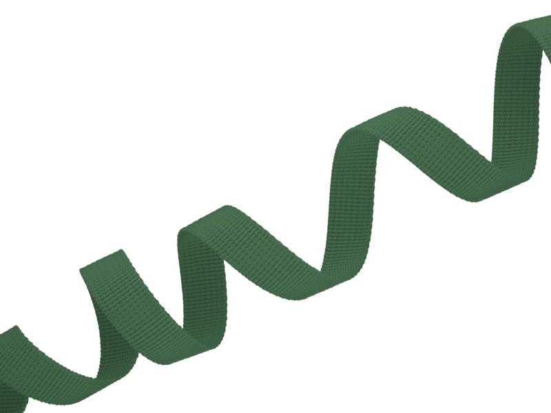 WEBBING TAPE P10 15 MM 153 DARK GREEN PES 
