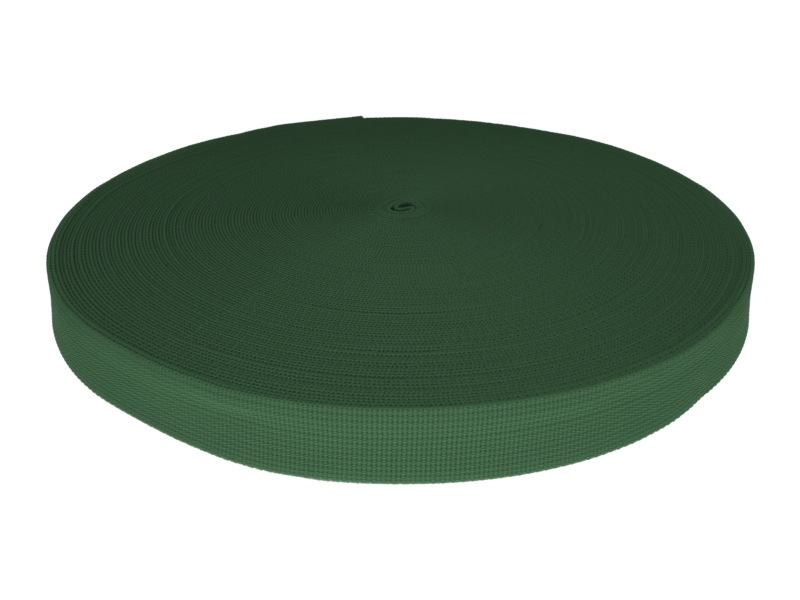 WEBBING TAPE P10 25 MM DARK GREEN 058 PES&nbsp&nbsp
