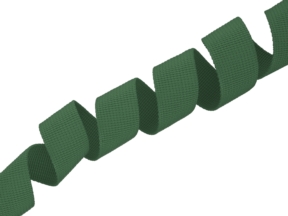 Polyester-Trägerstreifen P10 25 mm dunkelgrün