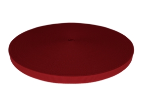 Polyester backing strip P10 20 mm maroon