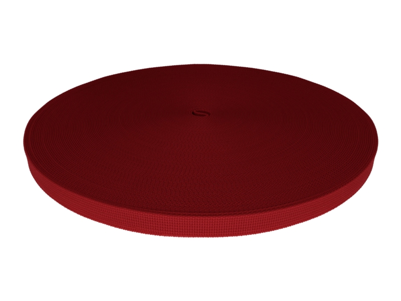 WEBBING TAPE P10 20 MM MAROON 059 PES  