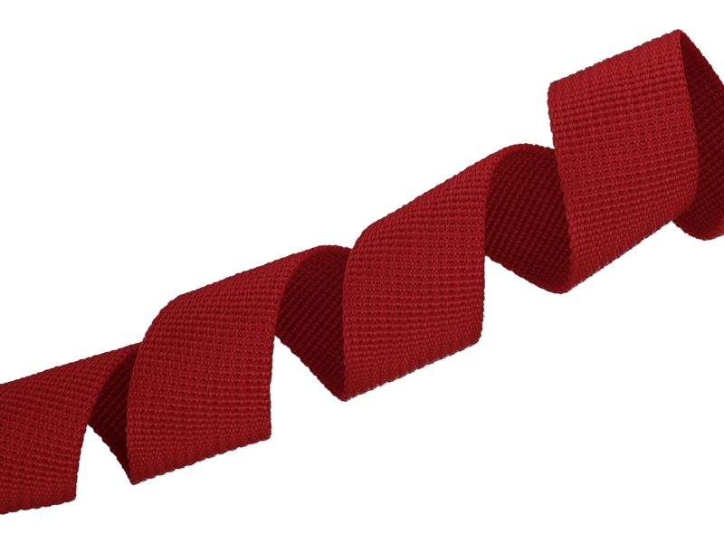 WEBBING TAPE P10 25 MM MAROON 059 PES  