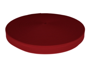 Polyester backing strip P10 25 mm maroon
