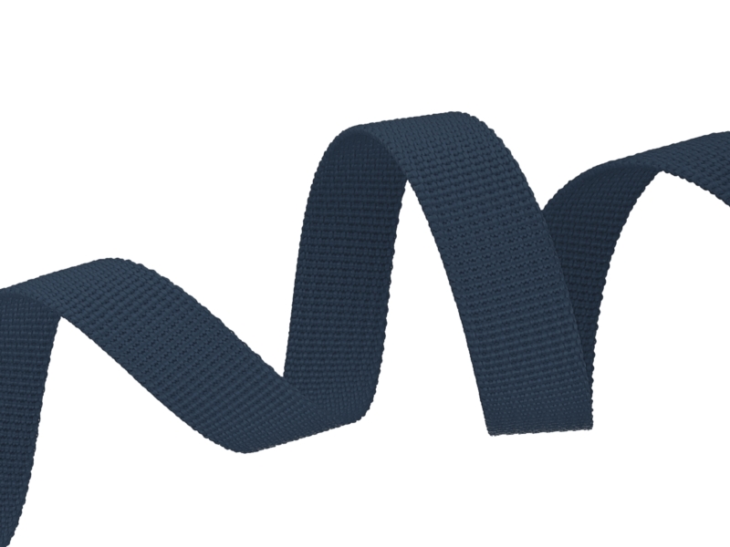 WEBBING TAPE P10 10 MM NAVY BLUE 058 PES  