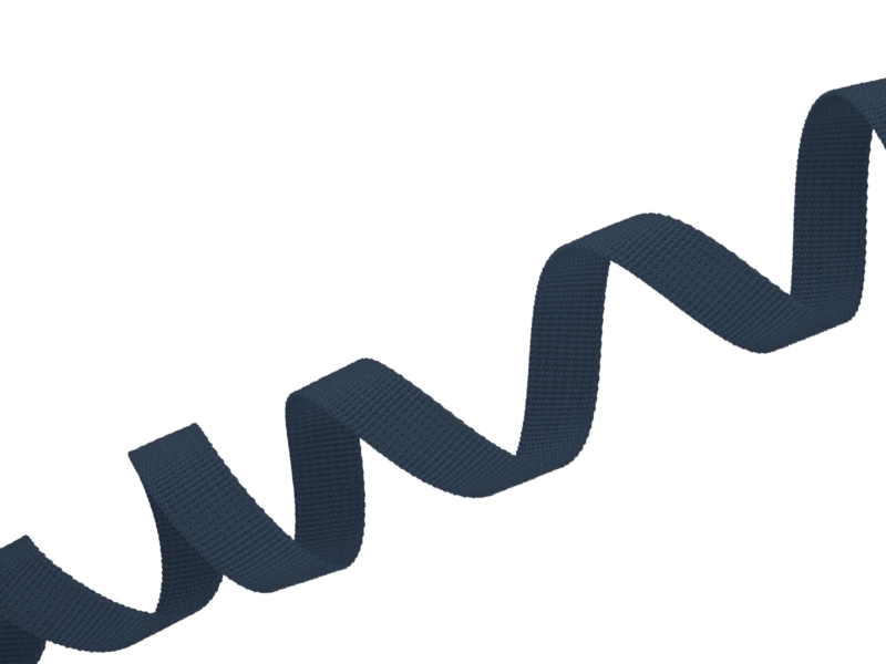 WEBBING TAPE P10 10 MM NAVY BLUE 058 PES  