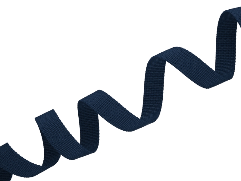 WEBBING TAPE P10 15 MM NAVY BLUE 058 PES 