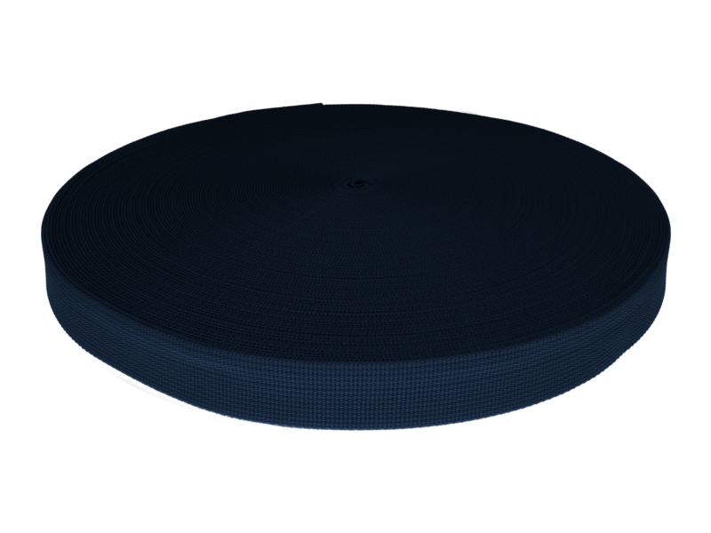 WEBBING TAPE P10 25 MM NAVY BLUE 058 PES  