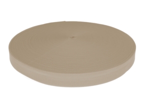 Polyester backing strip P10 25 mm beige