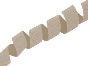 Polyester backing strip P10 25 mm beige