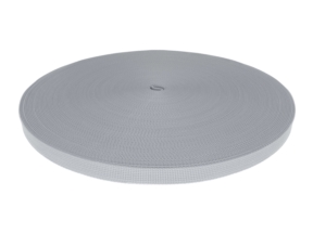 Polyester backing strip P10 20 mm light grey