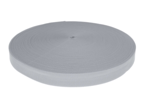Polyester-Trägerstreifen P10 25 mm hellgrau