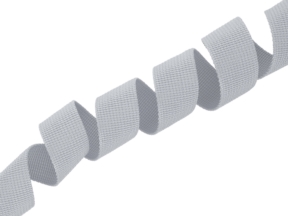 Polyester backing strip P10 25 mm light grey