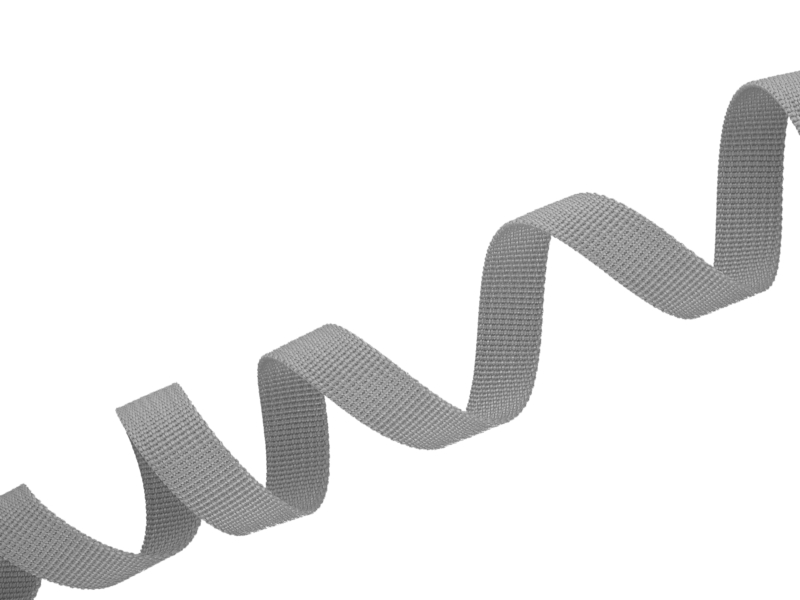 TRAGBAND P10 10 MM GRAU 134 PES  