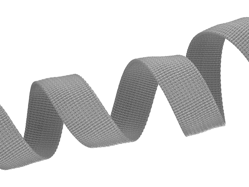 TRAGBAND P10 20 MM GRAU 134 PES&nbsp&nbsp