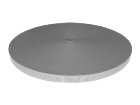 Polyester backing strip P10 20 mm grey