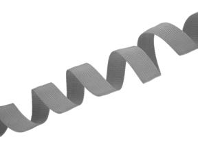 Polyester-Trägerstreifen P10 20 mm grau