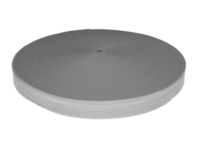 Polyester backing strip P10 25 mm grey