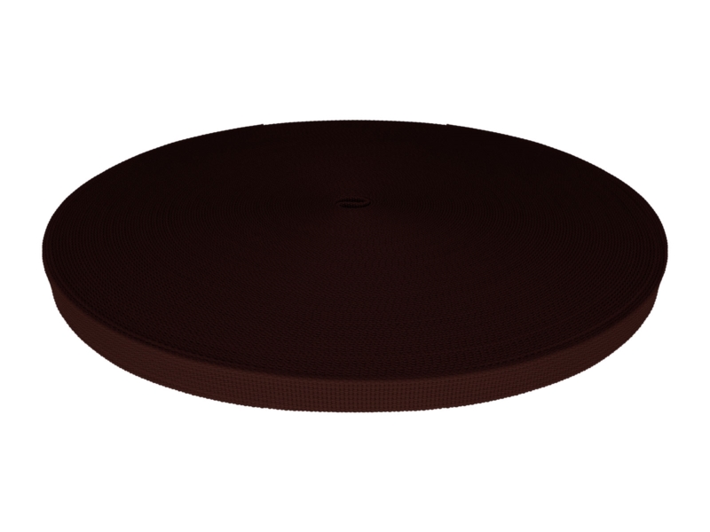 WEBBING TAPE P10 10 MM DARK BROWN 141 PES&nbsp&nbsp