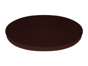 Polyester backing strip P10 15 mm dark brown