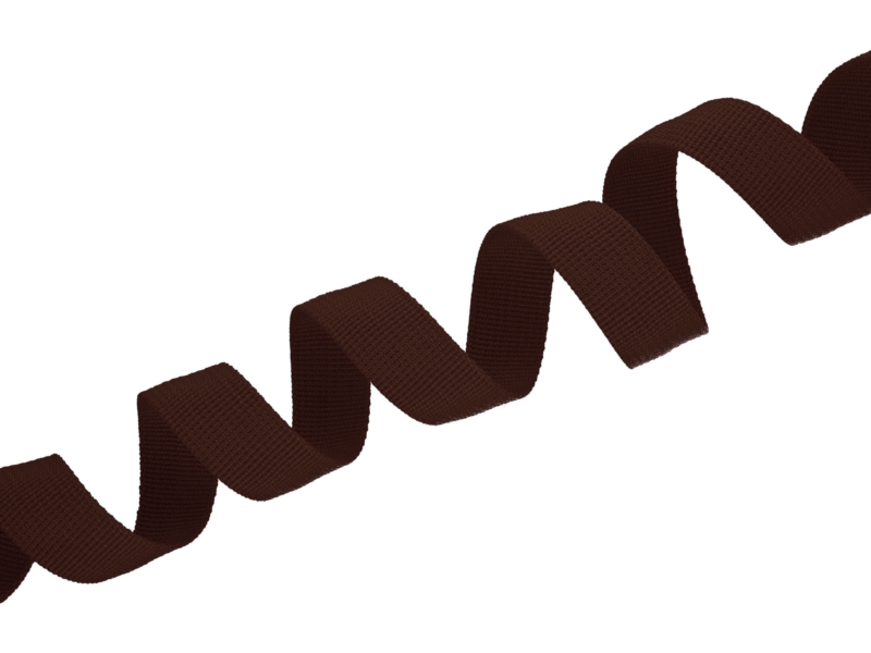 TRAGBAND P10 20 MM DUNKELBRAUN 141 PES  