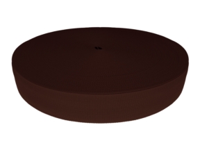 Polyester backing strip P10 38 mm dark brown