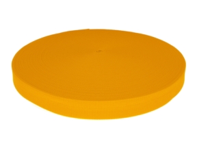 Polyester-Trägerstreifen P10 25 mm gelb