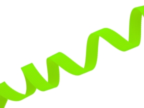 Polyester backing strip P10 10 mm (1003) neon lime green