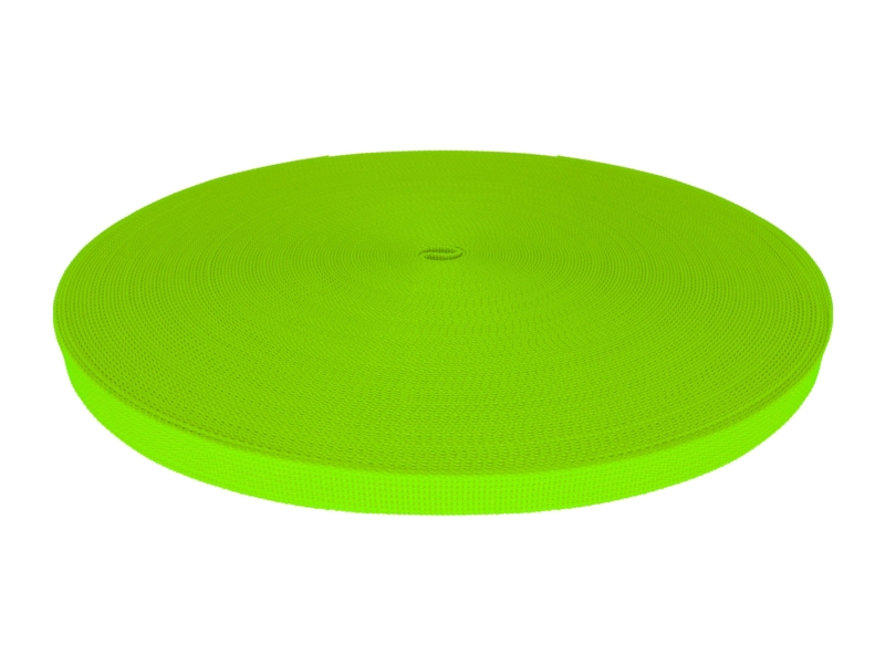 WEBBING TAPE P10 15 MM LIME NEON 1003 PES&nbsp