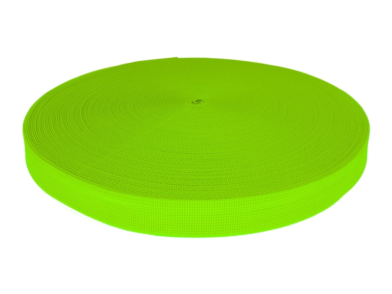 WEBBING TAPE P10 25 MM LIME NEON 1003  PES&nbsp&nbsp