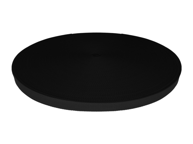 TRAGBAND P10 15 MM SCHWARZ 580 PES