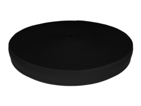 Polyesterový podkladový pásek P10 30 mm černý