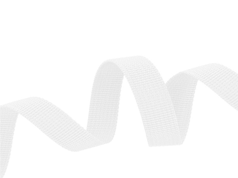 WEBBING TAPE P10 10 MM WHITE 501 PES  
