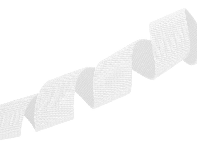 WEBBING TAPE P10 25 MM WHITE 501 PES  