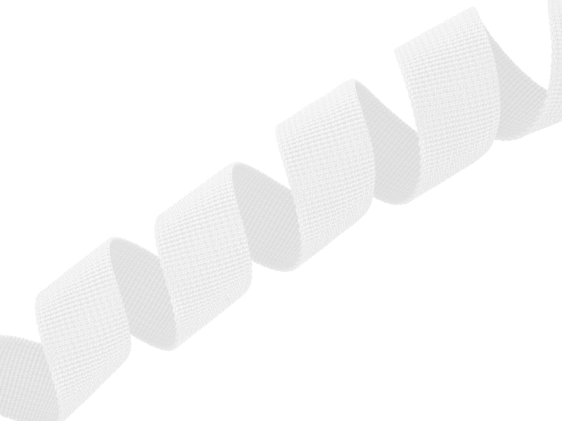 WEBBING TAPE P10 30 MM WHITE 501 PES  