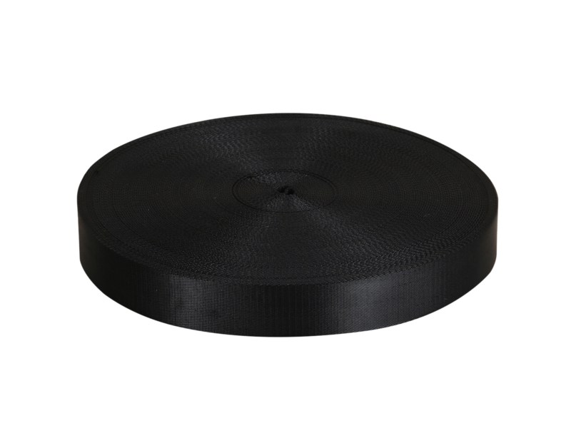 WEBBING TAPE P09 20 MM BLACK 580 PES