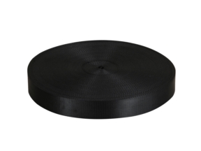 Polyester-Trägerstreifen P09 25 mm schwarz
