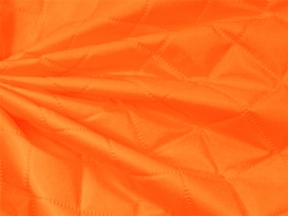 Tkanina pikowana 420D PU 5x5 pomarańczowa neon (1002) karo