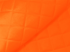 Tkanina pikowana 420D PU 5x5 pomarańczowa neon (1002) karo