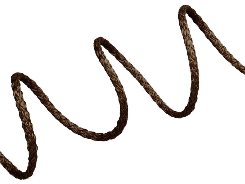 Polypropylene cord 4 mm dark brown (141)