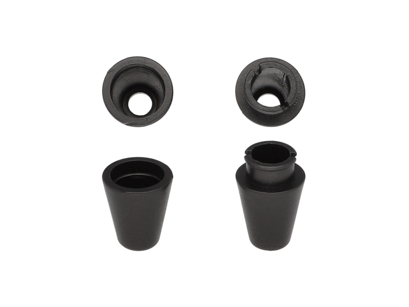 Plastic string stopper 4 mm (0225) black 2000 pcs