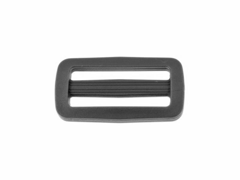 Plastic slide buckle 39/16 mm Ignacy grey 100 pcs