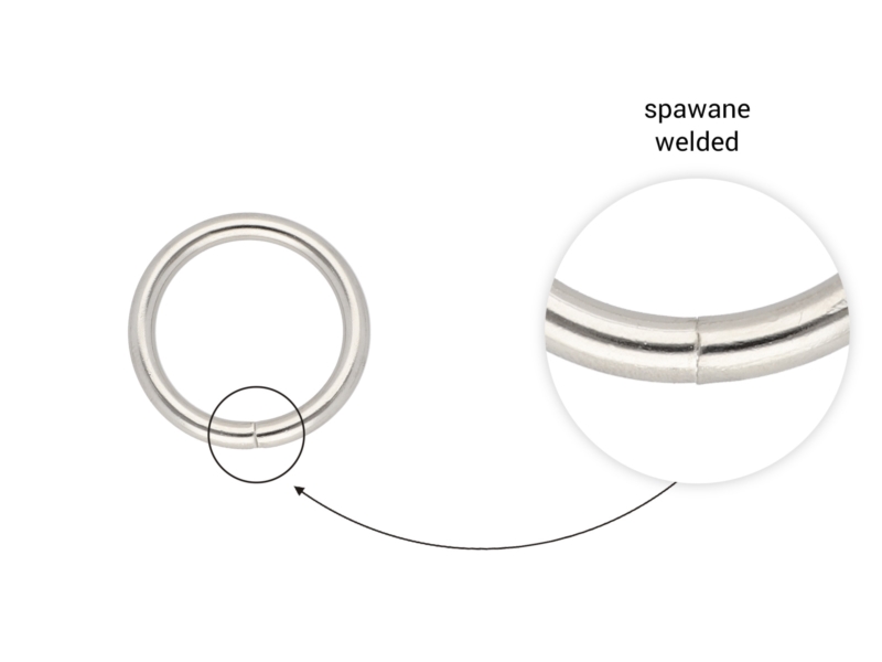 METAL RING 20/3 MM NICKEL WELDED 100 PCS