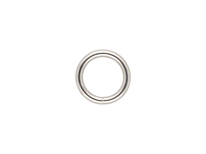 METAL RING 20/4 MM NICKEL WELDED 100 PCS