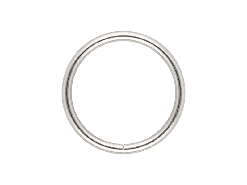 KOVOVÉ KOLEČKO 40/4 MM NIKL SVAŘENÝ 100 KS