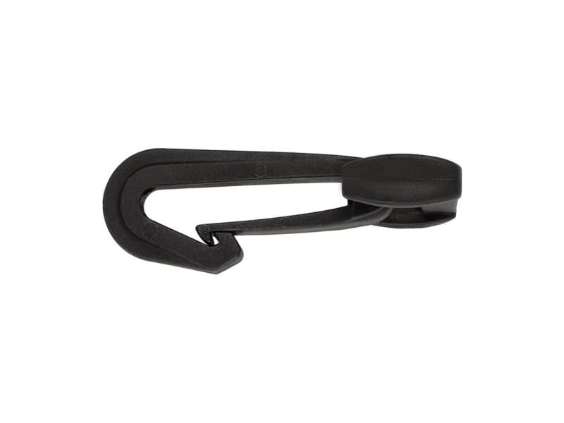 Plastic snap hook 30 mm black 500 pcs
