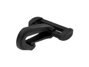 Karabińczyk plastikowy 30 mm czarny