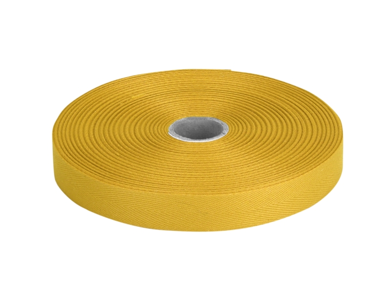 Baumwollköperband 10 mm/0,35 mm Gelb (178)