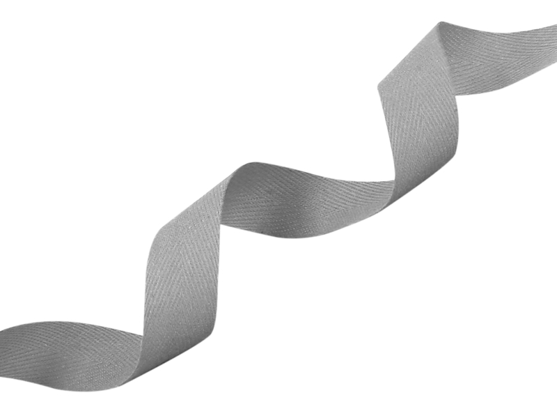 Cotton Twill Tape 10 mm/0,35 mm light grey (336)