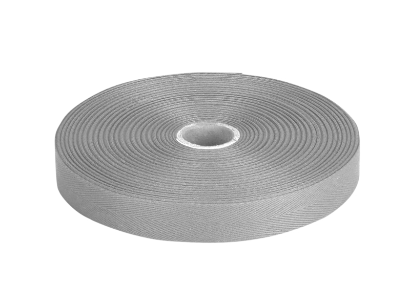 Baumwollköperband 10 mm/0,35 mm Hellgrau (336)