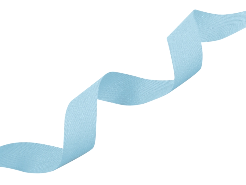 Cotton Twill Tape 15 mm/0,35 mm sky-blue (351)